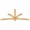 Ekena Millwork Davenport Rough Sawn Timber Gable Bracket, Western Red Cedar, 108"W x 40"H x 4"D x 4"F, 9/12 Pitch GBW108X40X0404DAV00RWR - alternate 1